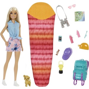 Barbie y accesorios, Malibu Camping Playset con muñeca