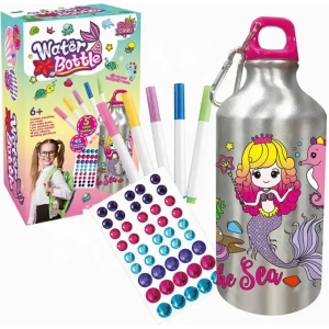 botella de agua para decorar