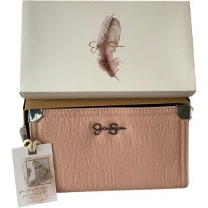 Billetera Rosa Jessica Simpson con cremallera elegante